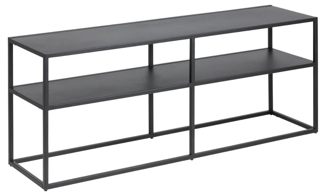 Tv Dressoir Newton 8211 Mat Zwart Gepoedercoat Metaal