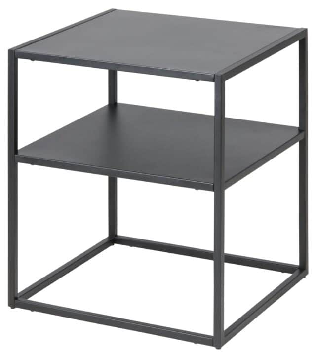 Nachtkastje Newton 8211 Mat Zwart Metaal