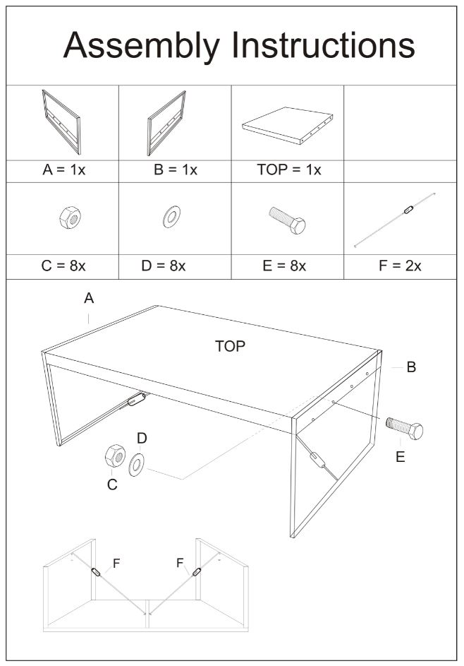 Bartafel Nairobi 8211 Mangohout 8211 Metaal 8211 140 Cm