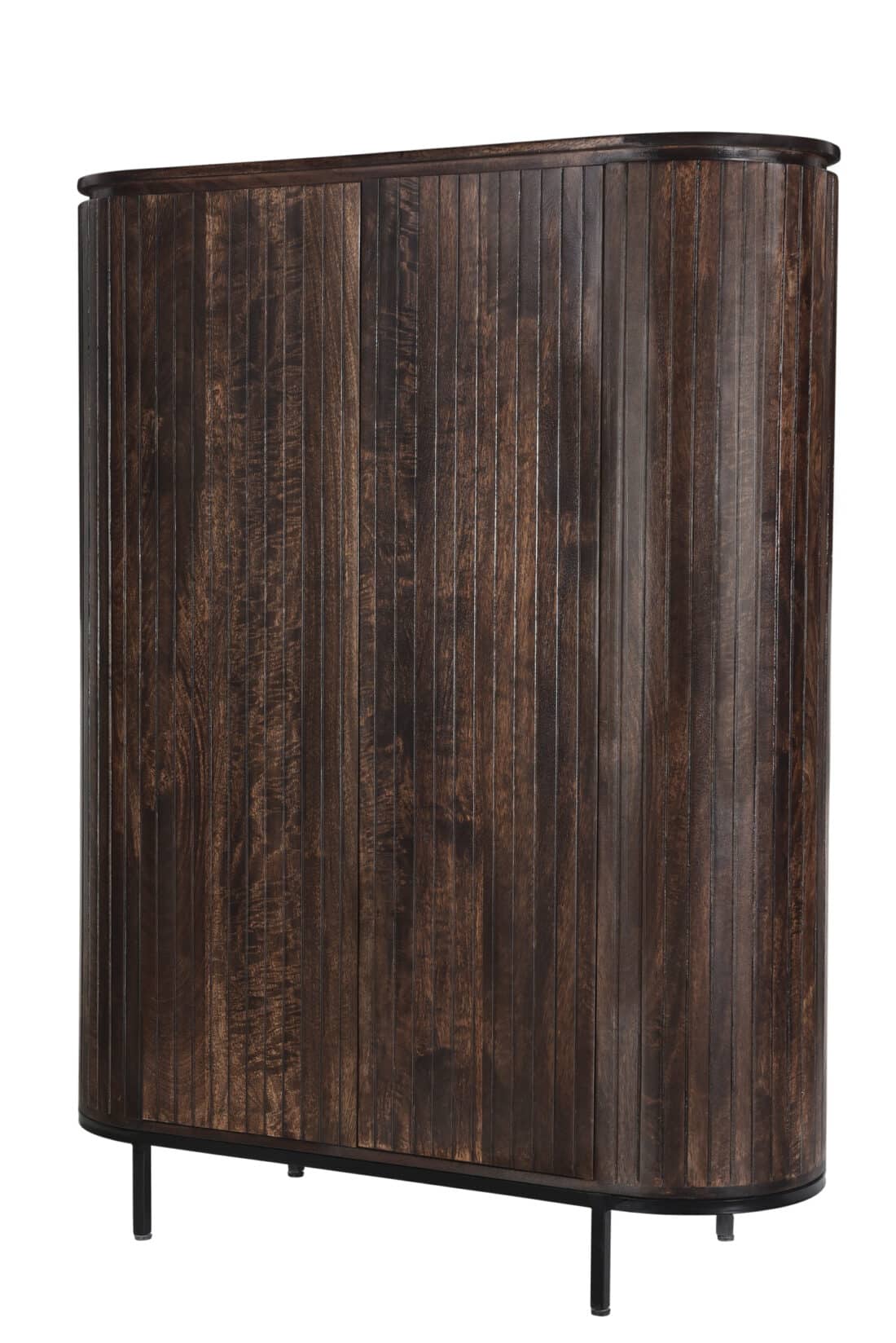 Wandmeubel Noor 8211 Mangohout Walnoot 8211 150 Cm