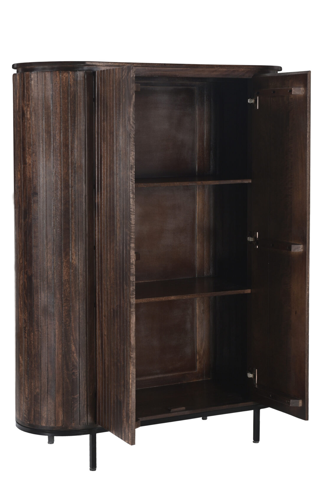 Wandmeubel Noor 8211 Mangohout Walnoot 8211 150 Cm