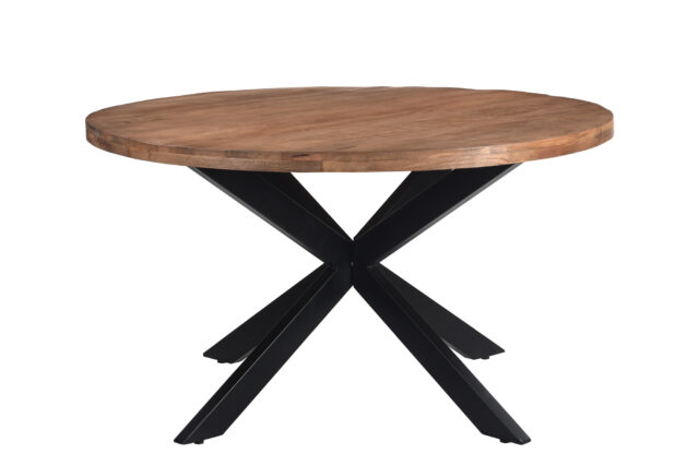 Eetkamertafel Rocky 8211 Mangohout 8211 Staal 8211 Spinpoot 8211 150 Cm Eetkamertafel Rocky 8211 Mangohout 8211 Staal 8211 Spinpoot 8211 150 Cm
