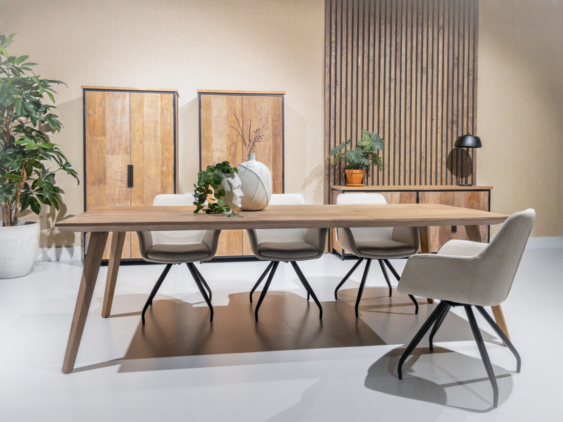 Eetkamertafel Tomar 8211 Teakhout 8211 300 Cm Eetkamertafel Tomar 8211 Teakhout 8211 300 Cm