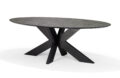 Eetkamertafel Switch - Leisteen Slate Grausilver - Ovaal - 220x100 cm