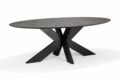 Eetkamertafel Switch - Leisteen Slate Grausilver - Ovaal - 220x100 cm