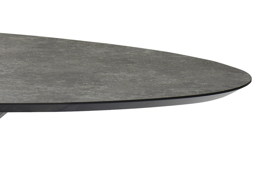 Eetkamertafel Switch 8211 Leisteen Slate Grausilver 8211 Ovaal 8211 220 215 100 Cm