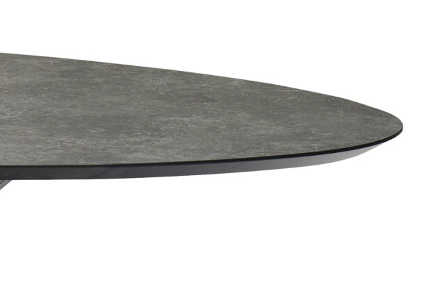 Eetkamertafel Switch 8211 Leisteen Slate Grausilver 8211 Ovaal 8211 220 215 100 Cm