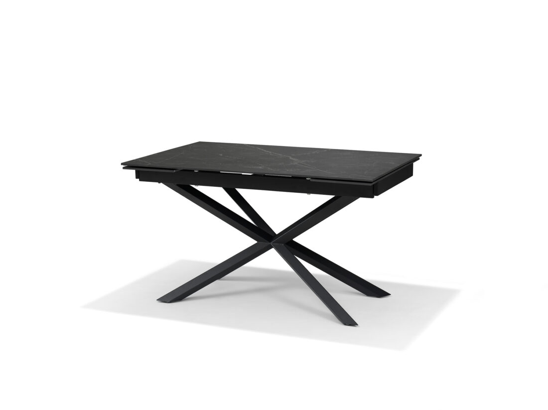 Eetkamertafel Reno 8211 Zwart Deckstone 8211 136 196 215 90 Cm 8211 Uitschuifbaar Eetkamertafel Reno 8211 Zwart Deckstone 8211 136 196 215 90 Cm 8211 Uitschuifbaar