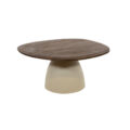 Salontafel Organisch 86 - Mangohout Malaga Bruin - Hoogte 40 cm