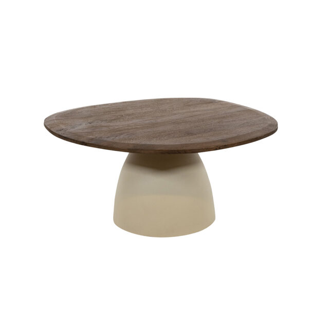 Salontafel Organisch 86 8211 Mangohout Malaga Bruin 8211 Hoogte 40 Cm