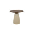 Bijzettafel Cornetto Organic 50 - Mangohout Malaga Bruin - Hoogte 50 cm