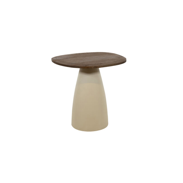 Bijzettafel Cornetto Organic 50 8211 Mangohout Malaga Bruin 8211 Hoogte 50 Cm