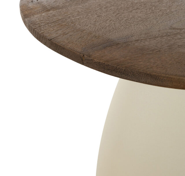 Bijzettafel Cornetto Organic 50 8211 Mangohout Malaga Bruin 8211 Hoogte 50 Cm