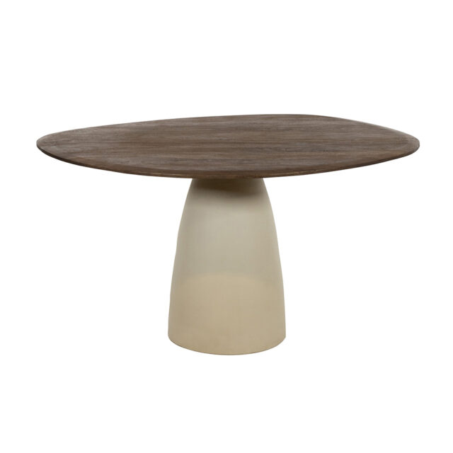 Eetkamertafel Cornetto 8211 Mangohout Malaga Bruin 8211 140 Cm