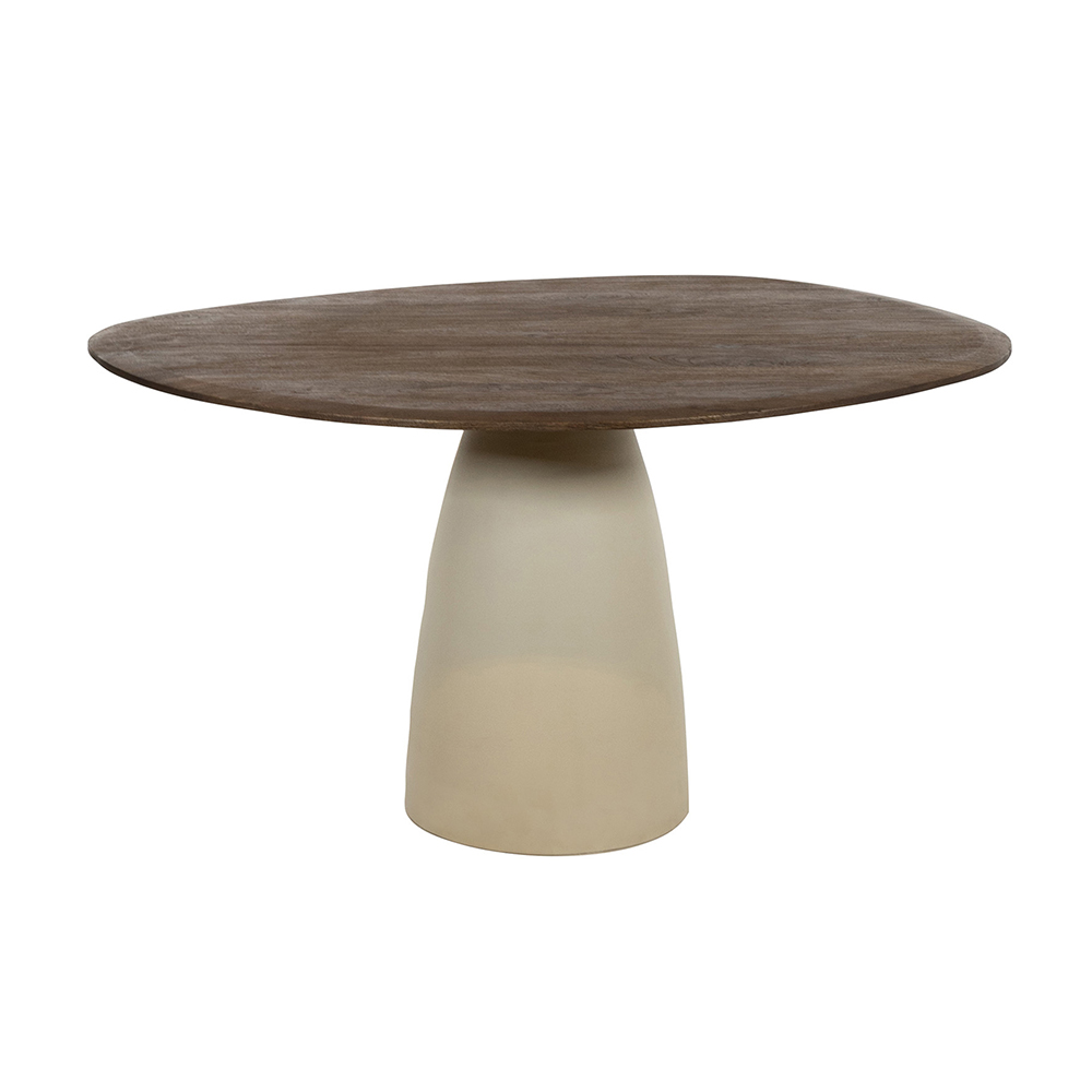 Eetkamertafel Cornetto 8211 Mangohout Malaga Bruin 8211 140 Cm