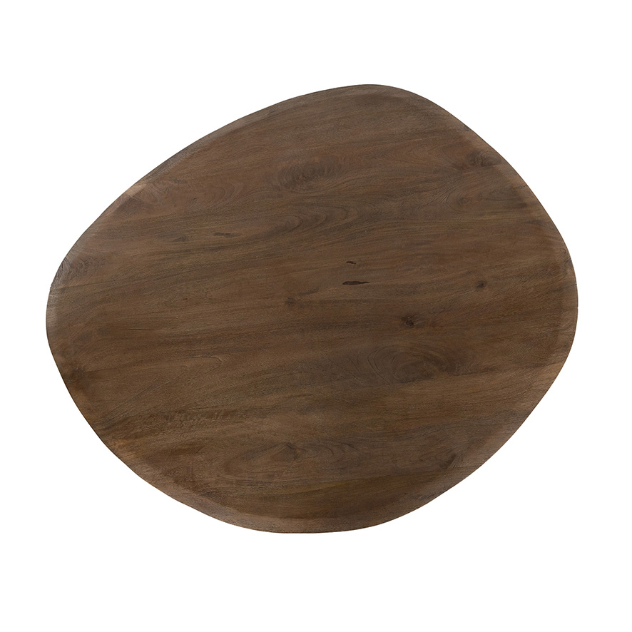 Eetkamertafel Cornetto 8211 Mangohout Malaga Bruin 8211 140 Cm