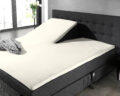 Hoeslaken Splittopper Katoen - Crème - 160x220 cm
