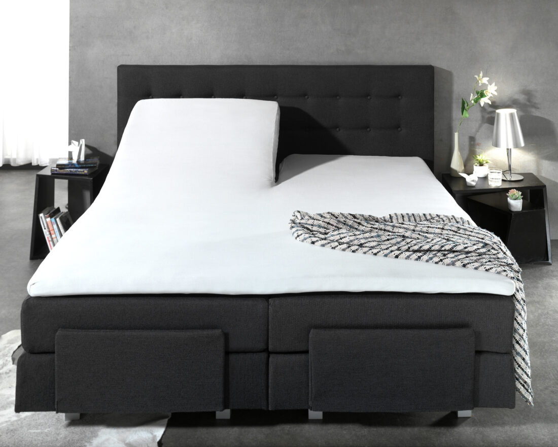 Splittopper Hoeslaken Dreamhouse 8211 Katoen 8211 Wit 8211 180 215 200 Cm