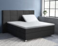 Hoeslaken Splittopper - Satijn - Wit - 160x200 cm