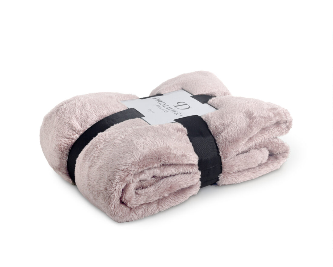 Teddy Deken Poeder Roze 150 X 200