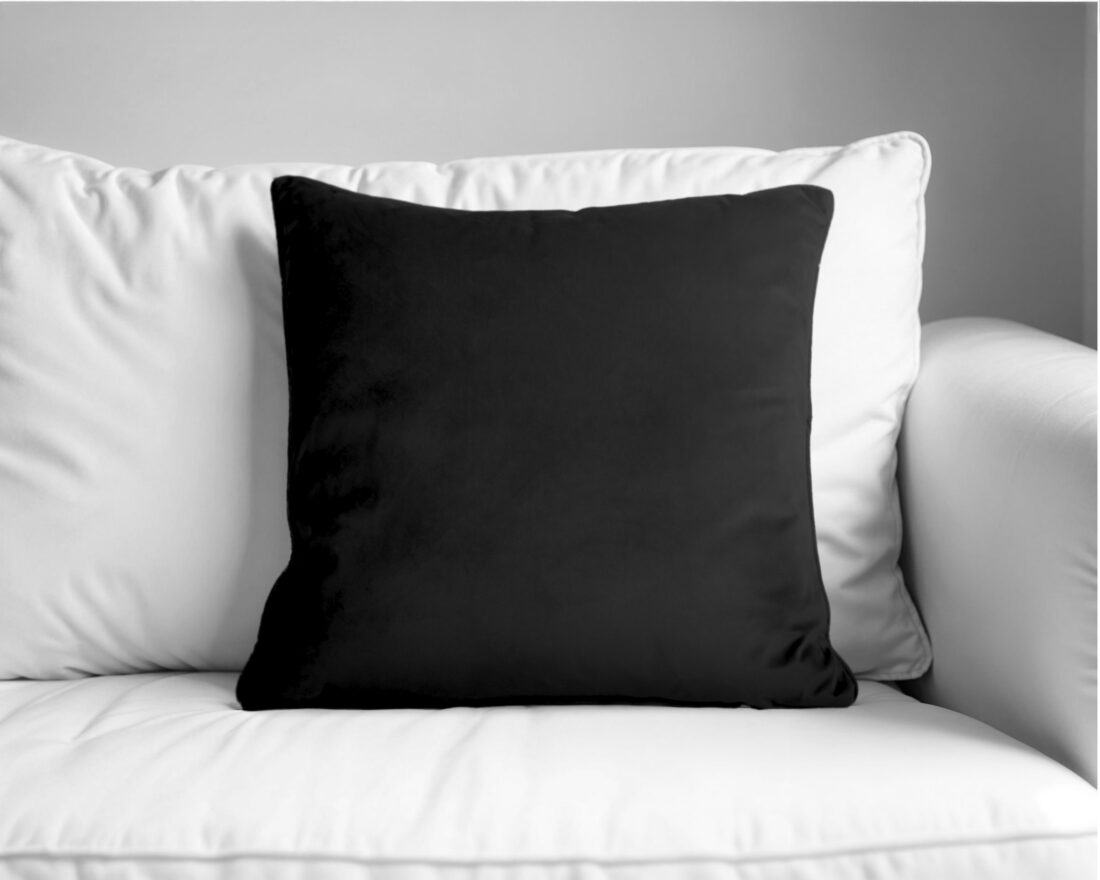 Fluweel Zwart 50 X 50