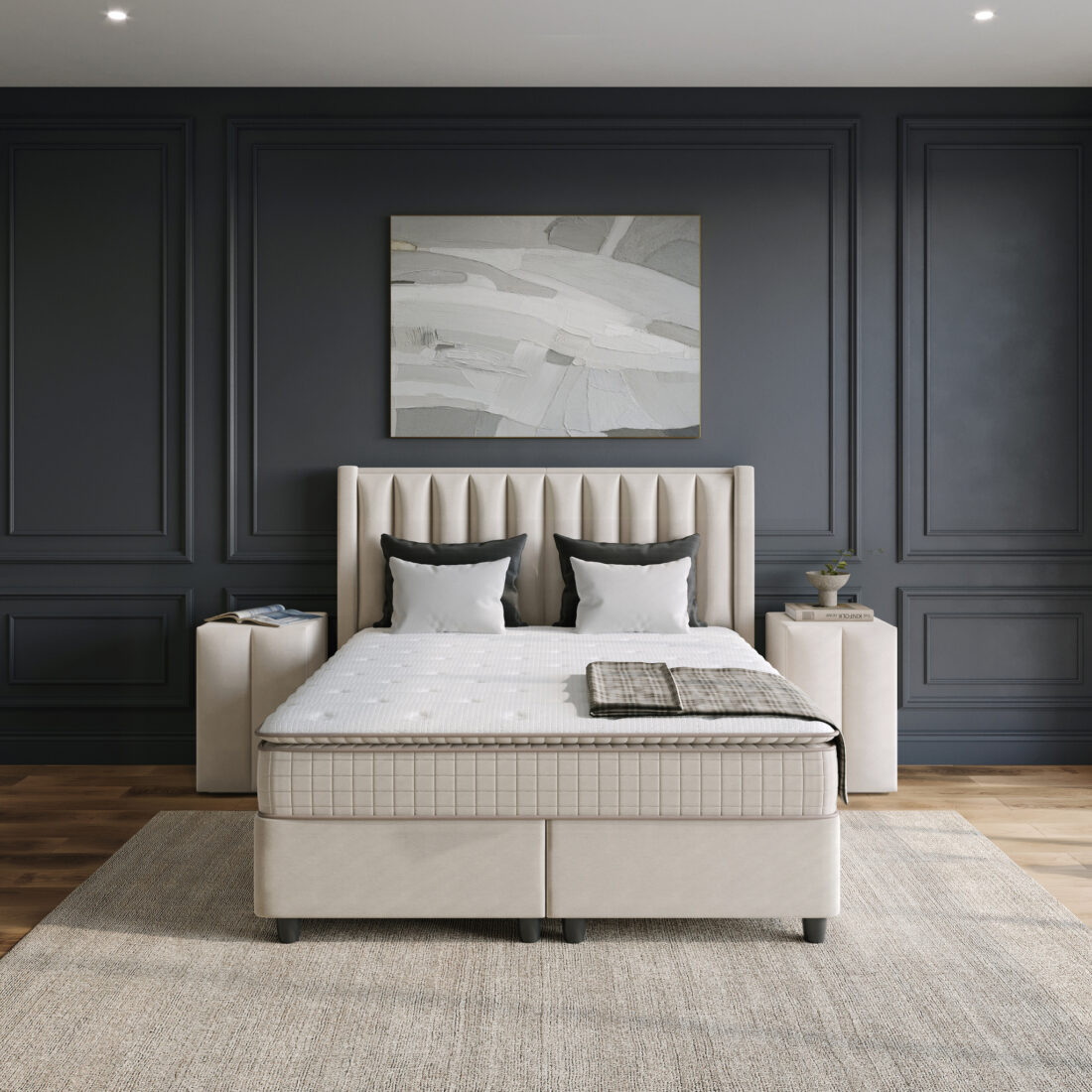 Opbergboxspring Blackpearl 8211 Beige 8211 180 215 210 Cm Opbergboxspring Blackpearl 8211 Beige 8211 180 215 210 Cm