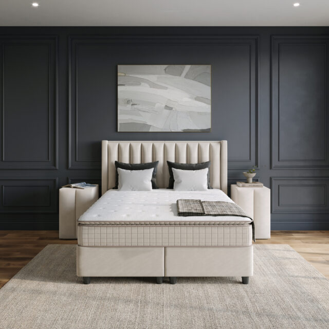 Opbergboxspring Blackpearl 8211 Beige 8211 180 215 210 Cm