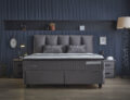 Opbergboxspring Birdybedd - Antraciet - 160x200 cm