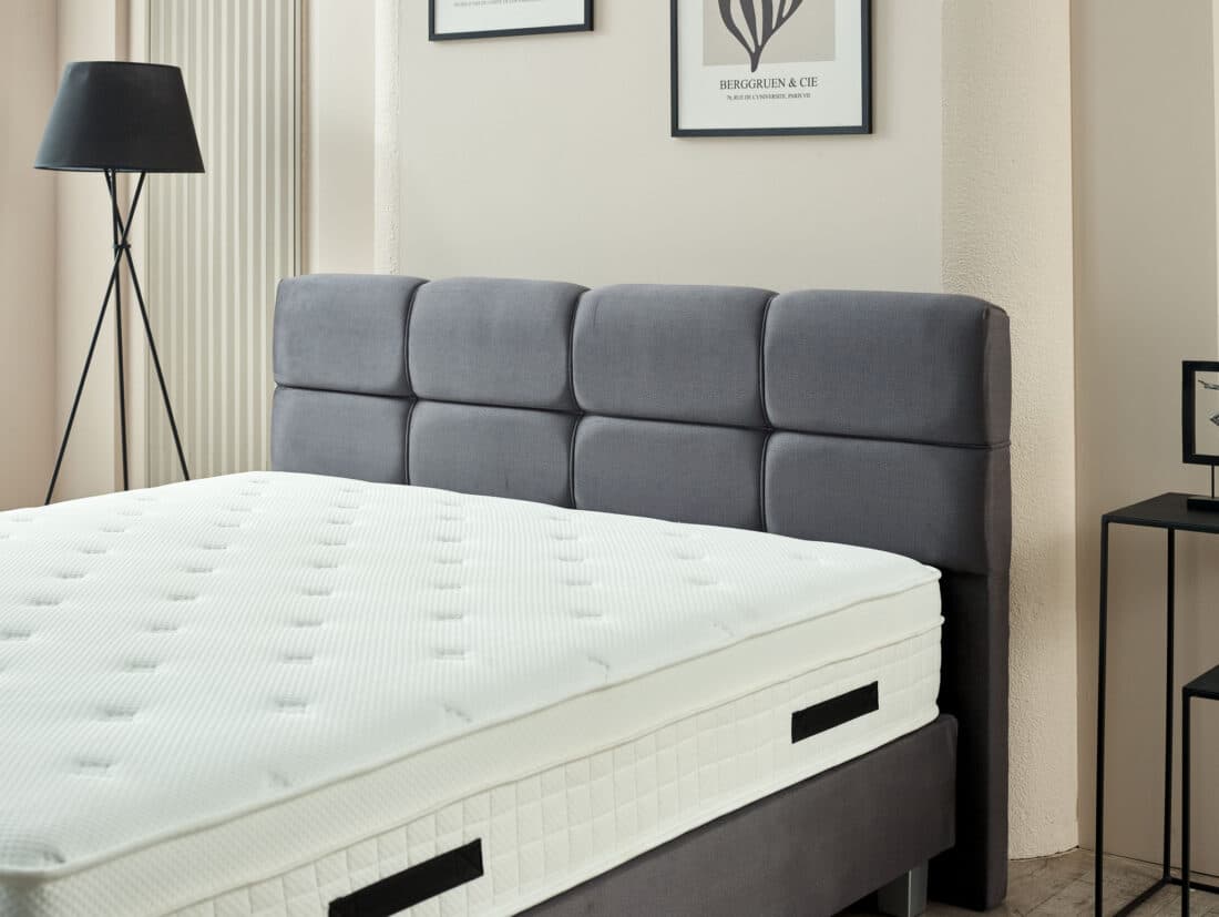 Boxspring Vida 8211 Velvet Antraciet 8211 140 215 200 Cm