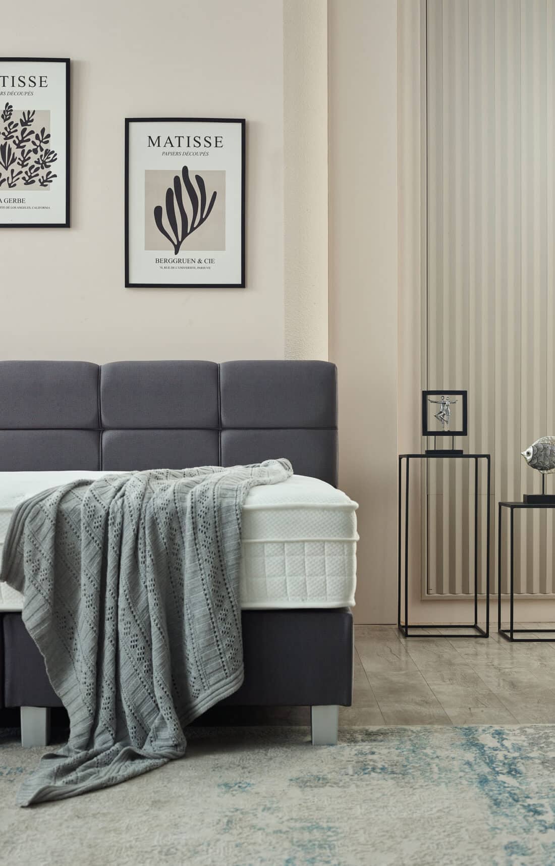 Boxspring Vida 8211 Velvet Antraciet 8211 140 215 200 Cm