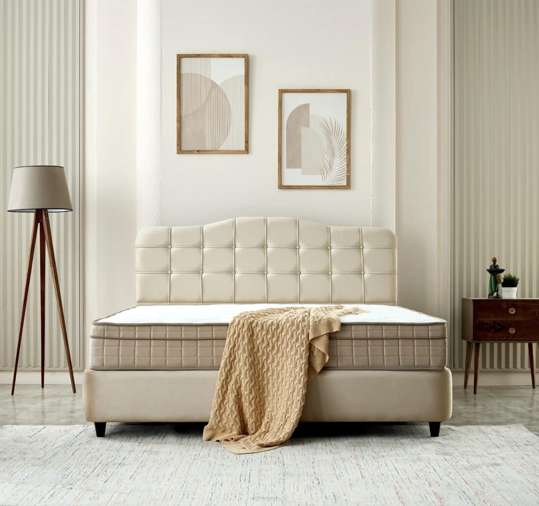 Opbergboxspring Marrakech 8211 Stof Velvet Beige 8211 140 215 200 Cm Opbergboxspring Marrakech 8211 Stof Velvet Beige 8211 140 215 200 Cm