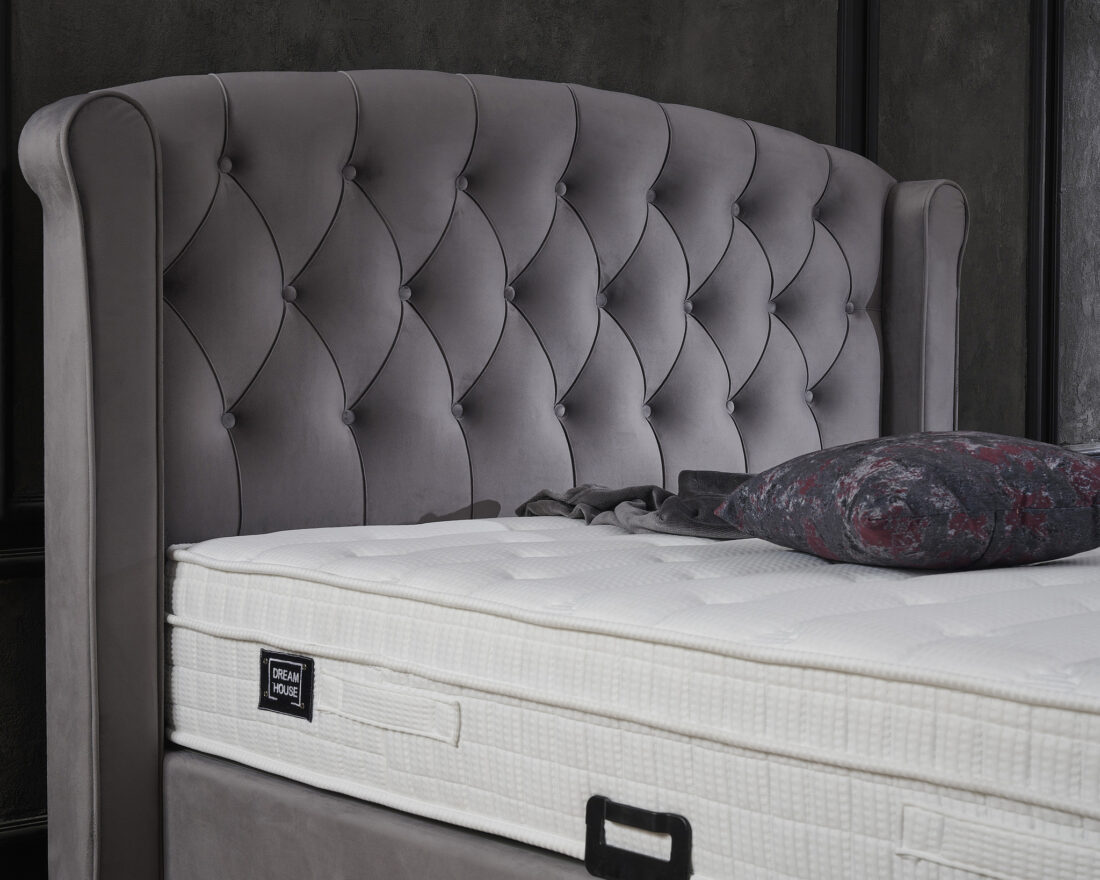 Opbergboxspring Aurora 8211 Velvet Antraciet 8211 90 215 200 Cm Opbergboxspring Aurora 8211 Velvet Antraciet 8211 90 215 200 Cm