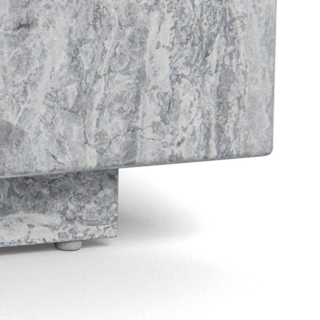Salontafel Dobbelstenen 8211 Grijs Marmerlook Mdf