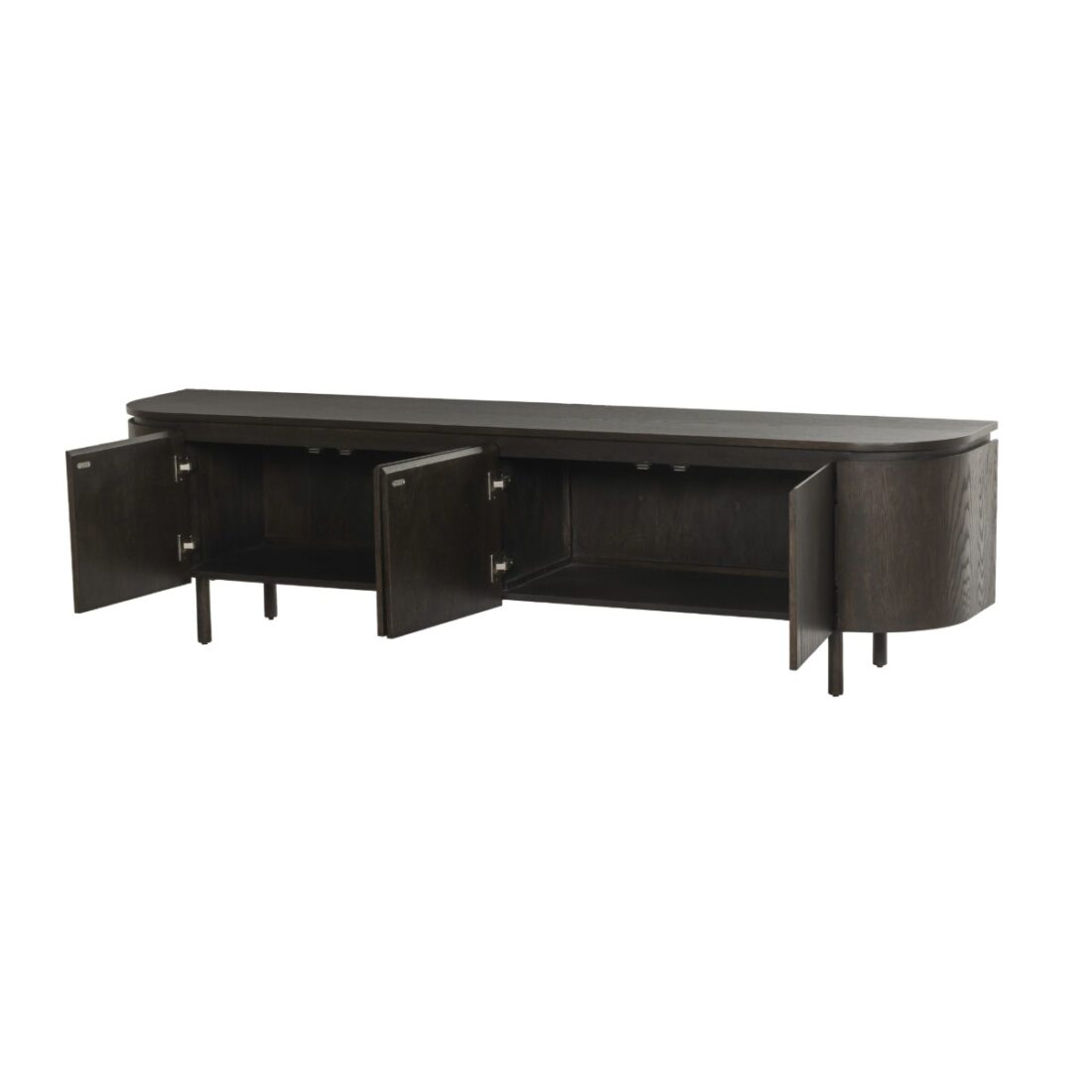 Tv Dressoir Tobago 8211 Eiken Espresso 8211 210 Cm