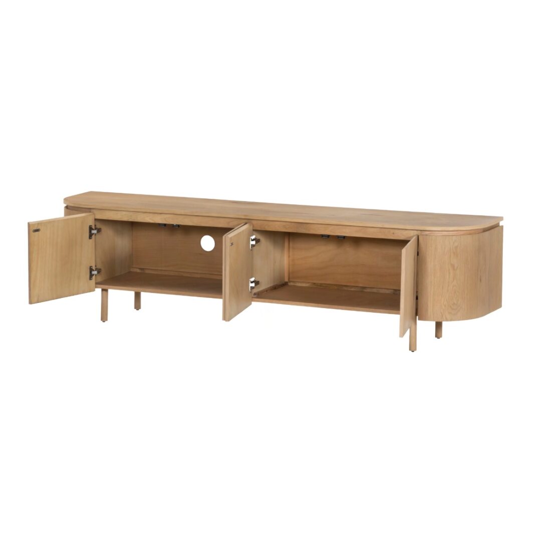 Tv Dressoir Tobago 8211 Eiken Naturel 8211 210 Cm Tv Dressoir Tobago 8211 Eiken Naturel 8211 210 Cm