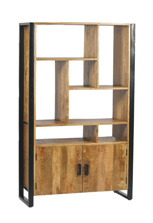 Wandmeubel Nairobi 8211 Mangohout 8211 Metaal 8211 110 Cm