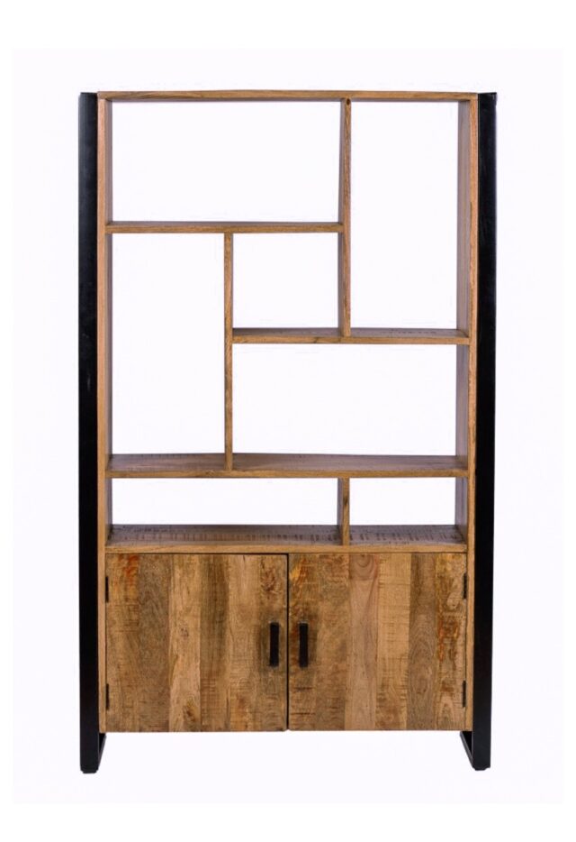 Wandmeubel Nairobi 8211 Mangohout 8211 Metaal 8211 110 Cm