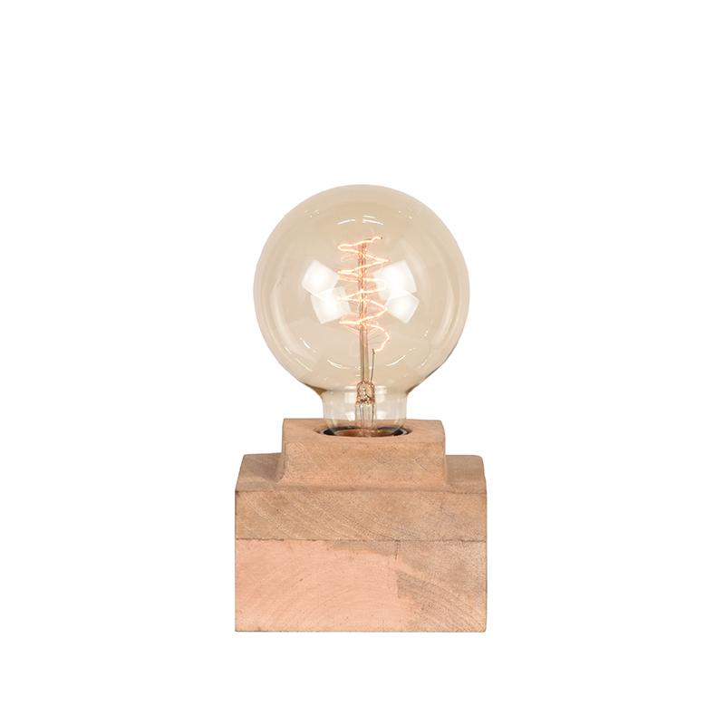 Tafellamp Block 8211 Rough 8211 Mangohout