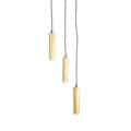 Hanglamp Ferroli - Antiek goud - Metaal - 3-lichts