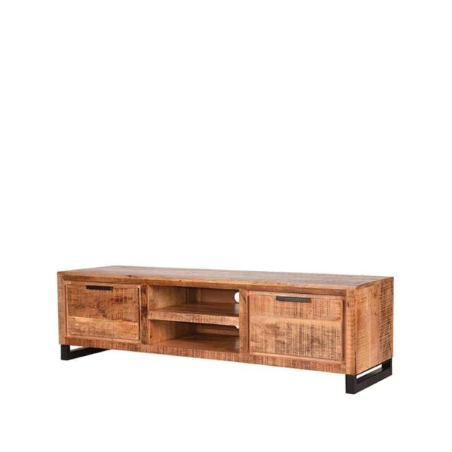 Tv Meubel Glasgow 8211 Rough 8211 Mangohout 8211 160 Cm