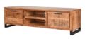 TV-meubel Glasgow - Rough - Mangohout - 160 cm