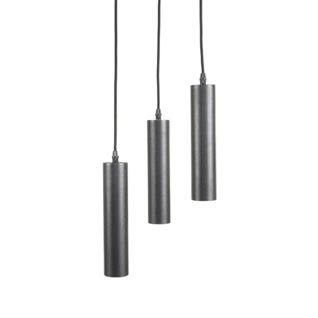 Hanglamp Ferroli 8211 Zwart 8211 Metaal 8211 3 Lichts