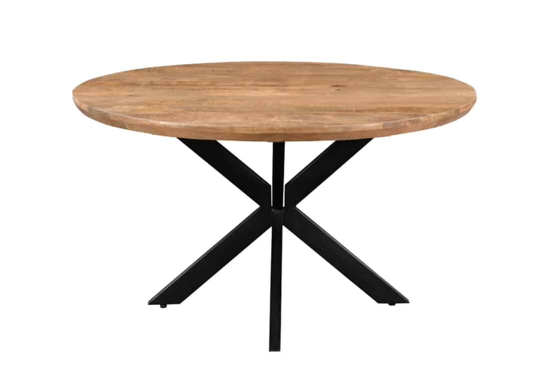 Eetkamertafel Jesper 8211 Naturel Hardhout 8211 Metaal 8211 Rond 8211 150 Cm Eetkamertafel Jesper 8211 Naturel Hardhout 8211 Metaal 8211 Rond 8211 150 Cm
