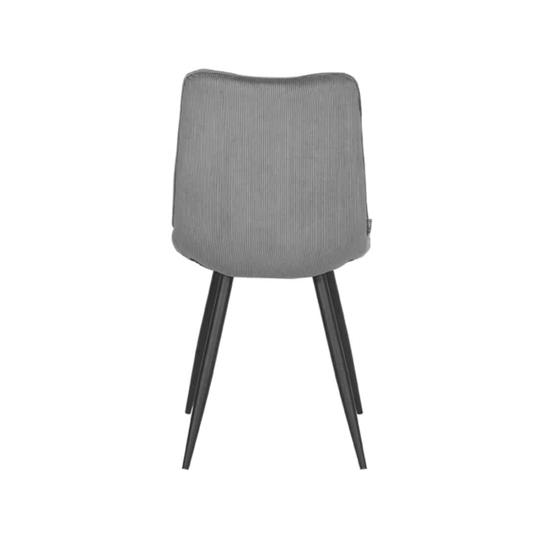 Eetkamerstoel Jort 8211 Donkergrijs Ribcord Bestelling Per 2 Stuks