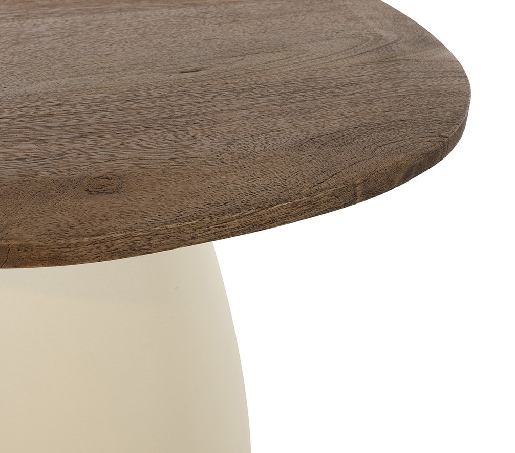 Salontafel Cornetto 8211 Malaga Brown Mangohout 8211 Organisch 65 Cm 8211 Hoogte 45 Cm