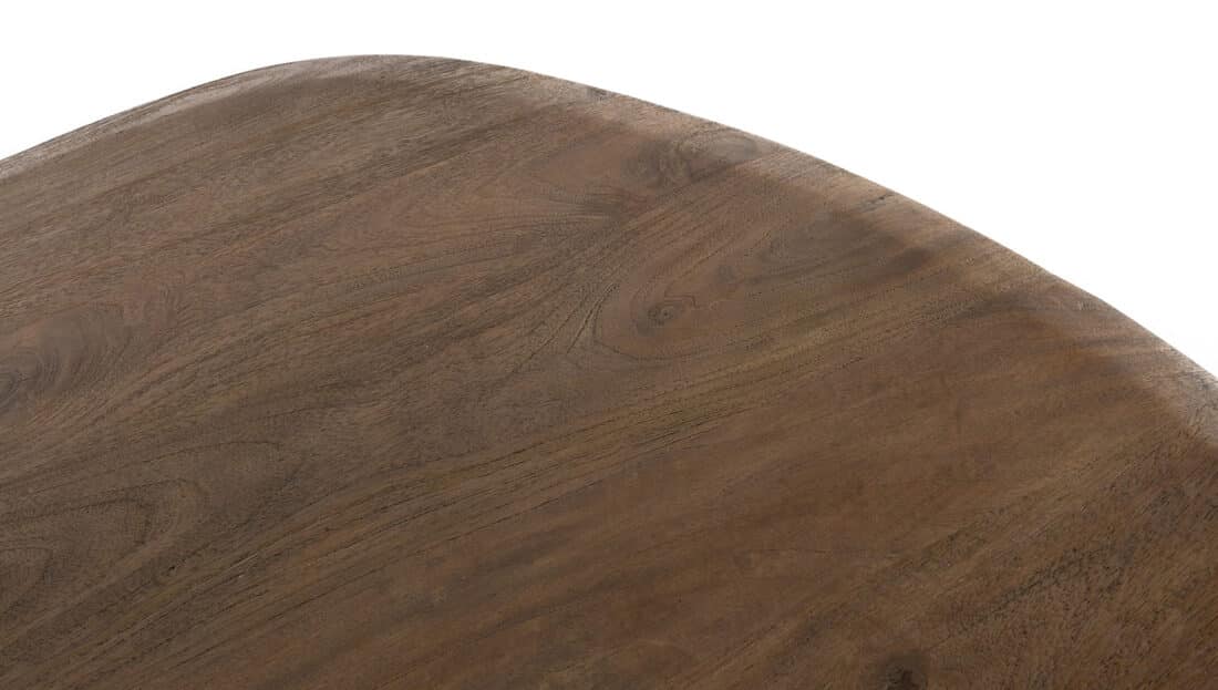 Salontafel Cornetto 8211 Malaga Brown Mangohout 8211 Organisch 65 Cm 8211 Hoogte 45 Cm