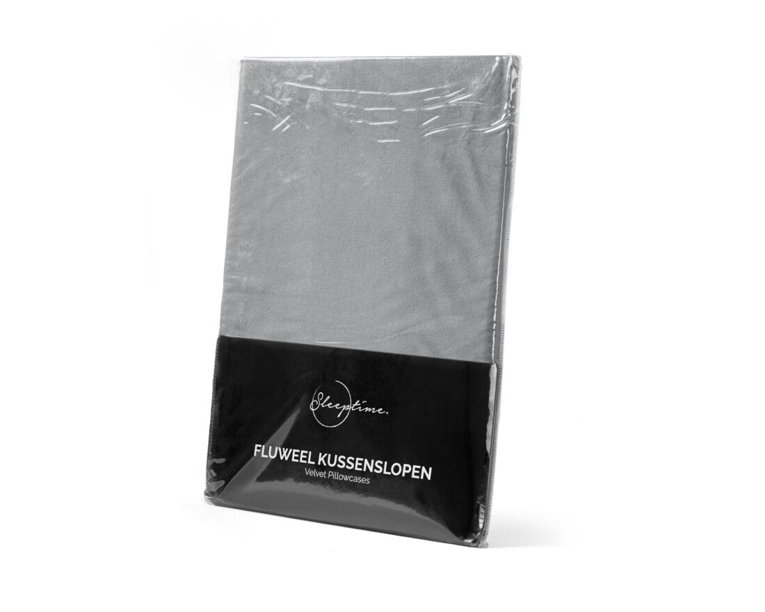 Fluwelen 2 In 1 Kussenslopen Grijs Fluwelen 2 In 1 Kussenslopen Grijs