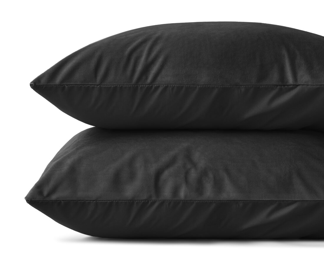 Fluwelen 2 In 1 Kussenslopen Zwart