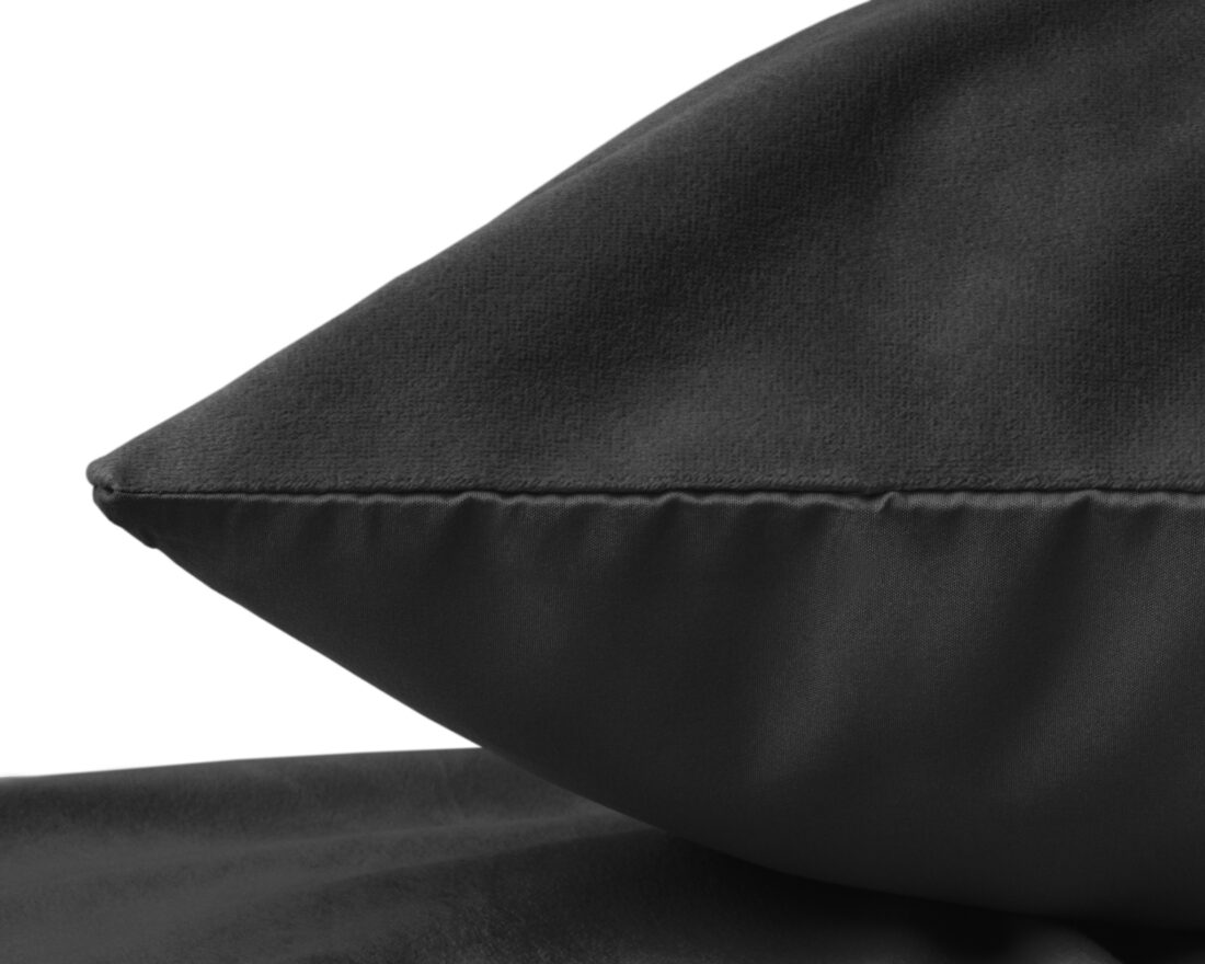 Fluwelen 2 In 1 Kussenslopen Zwart