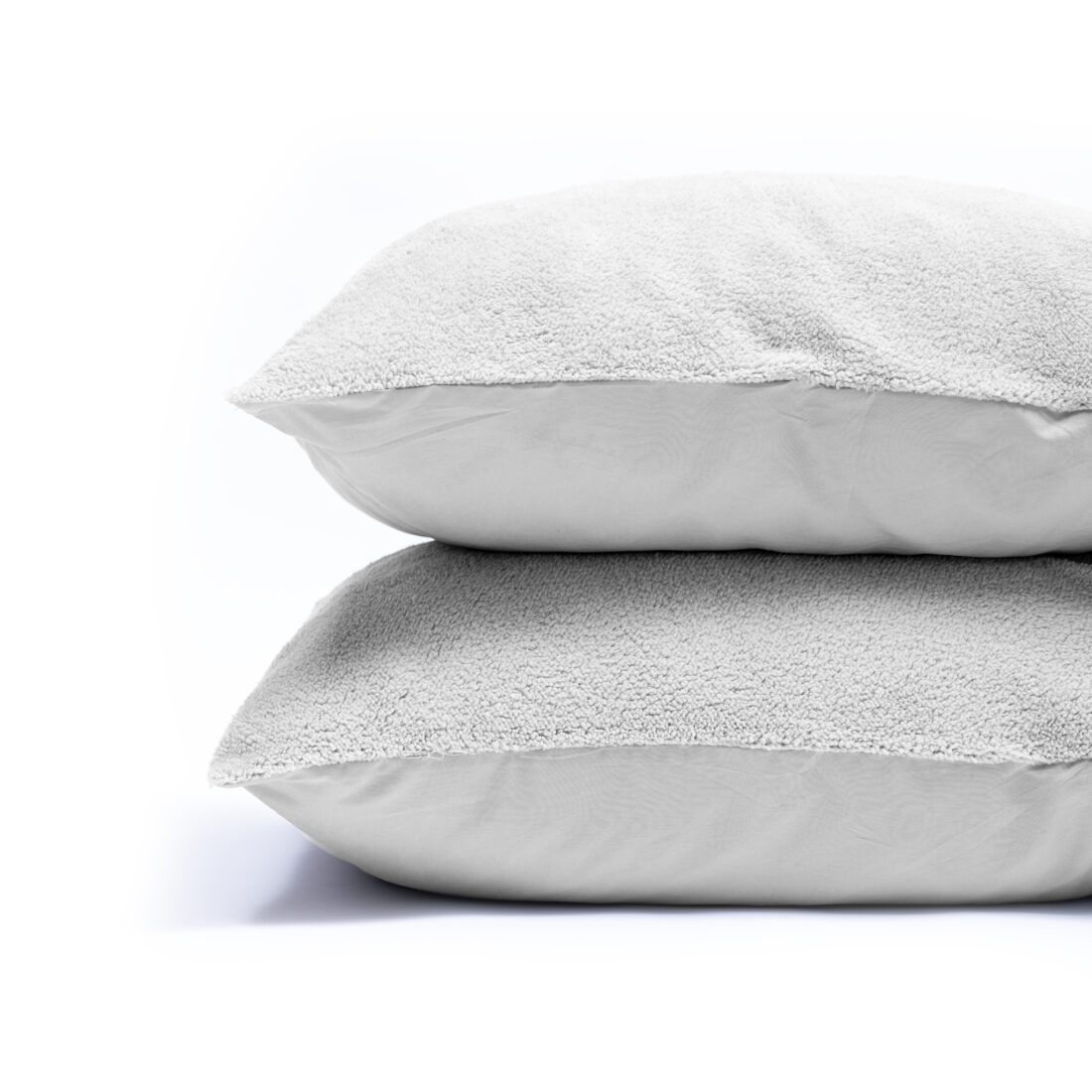 Teddy Kussenslopen 2 Pack Grijs 60 X 70